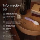 Lelo - Mona Twist Vibrador Para Punto G Recargable App Control Lavanda Lila