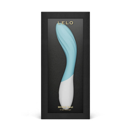 Lelo - Mona Twist Vibrador Para Punto G Recargable App Control Lavanda Turquesa