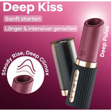 Satisfyer - Deep Kiss Estimulador Clítoris Por Ondas Granate / Negro