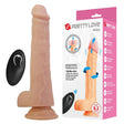 Pretty Love - Miles Dildo Vibrador Con Empuje Y Rotación Control Remoto 23,5 Cm Ø 4,8 Cm Color Natural