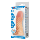 Pretty Love - Nesmith Funda Para Pene Extensora 13 Cm Ø 3,8 Cm Color Natural
