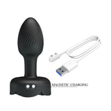 Pretty Love - Plug Anal Vibrador 10 Modos Recargable Negro