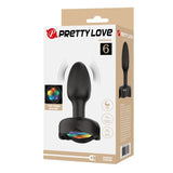 Pretty Love - Plug Anal Vibrador 10 Modos Recargable Negro