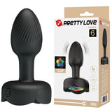 Pretty Love - Plug Anal Vibrador 10 Modos Recargable Negro