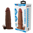 Pretty Love - Quillon Funda Para Pene Vibradora 20 Cm Ø 4 Cm Color Marrón