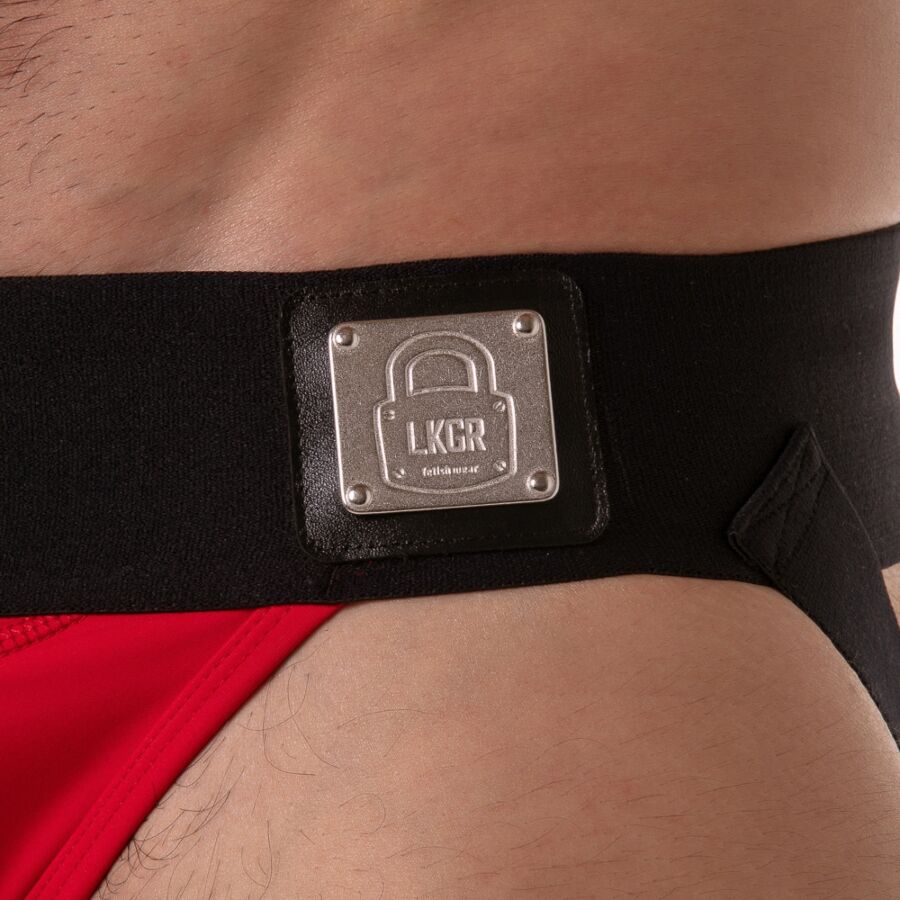 Locker Gear - Wide Waistband Jockstrap Rojo Xl