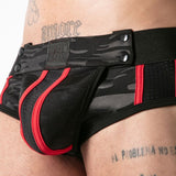 Locker Gear - Full Military Access Jock Brief Rojo Xl