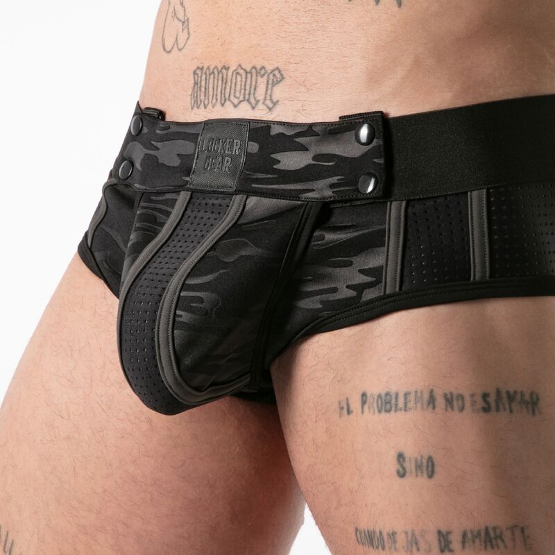 Locker Gear - Full Military Access Jock Brief Negro S