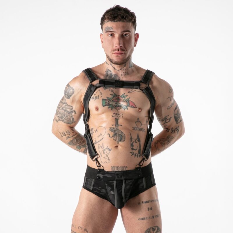 Locker Gear - Arnés Full Military Access Rojo L/xl