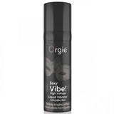 Orgie - Sexy Vibe! High Voltage Gel Íntimo Efecto Vibrante Extra Fuerte 15 Ml