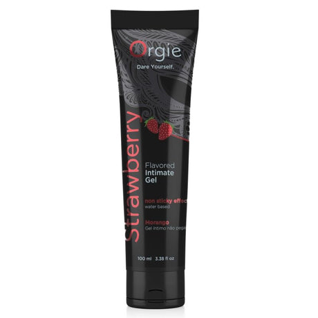 Orgie - Lubricanete Gel Íntimo Besable Base Agua Fresa 100 Ml