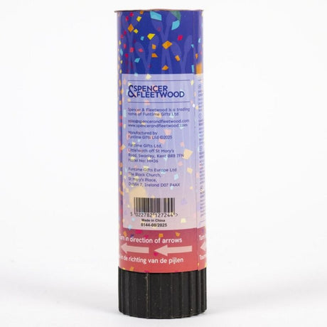 Spencer & Fleetwood - Cañón De Confeti En Forma De Espermatozoides 15 Cm | 1 Unidad