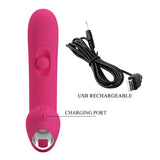 Pretty Love - Duden Vibrador De Silicona Recargable 12 Modos De Vibración Y 3 Modos De Balanceo Rosa