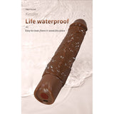 Pretty Love - Kessler Dildo Vibrador Realista 10 Modos De Vibración Y 10 De Empuje 22 Cm Marrón