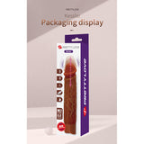 Pretty Love - Kessler Dildo Vibrador Realista 10 Modos De Vibración Y 10 De Empuje 22 Cm Marrón