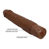 Pretty Love - Kessler Dildo Vibrador Realista 10 Modos De Vibración Y 10 De Empuje 22 Cm Marrón