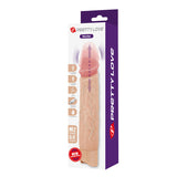 Pretty Love - Kessler Dildo Vibrador Realista 10 Modos De Vibración Y 10 De Empuje 22 Cm Natural