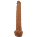 Pretty Love - Viggo Dildo Realista Tacto Suave Con Piel Deslizante 36,5 Cm Marrón