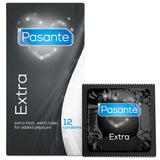 Pasante - Extra Preservativos Extra Gruesos Con Lubricación Adicional 12 Unidades
