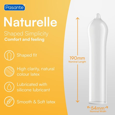 Pasante - Preservatvos Gama Naturelle 3 Unidades