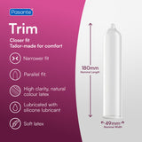 Pasante - Preservativo Trim Ajustado Bolsa 144 Unidades