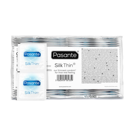 Pasante - Preservativos Silk Thin Ms Fino 144 Unidades