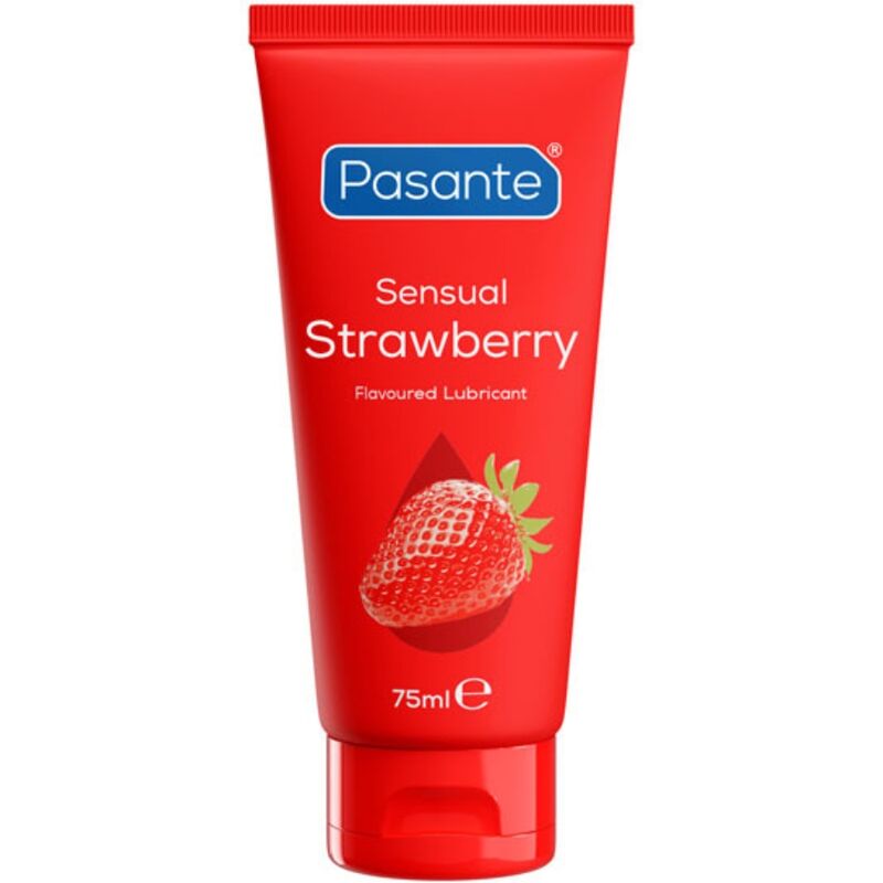 Pasante - Sensual Strawberry Lubricante Íntimo Base Agua Sabor Fresa 75 Ml