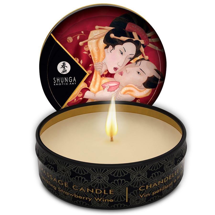Shunga - Mini Caress By Candlelight Display Velas Masaje 24 Uds
