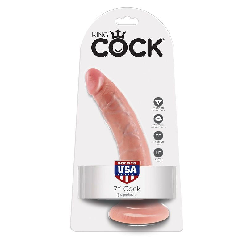King Cock - 7 Pene Natural 17.8 Cm