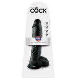 King Cock - Pene Realistico Negro 25.4 Cm