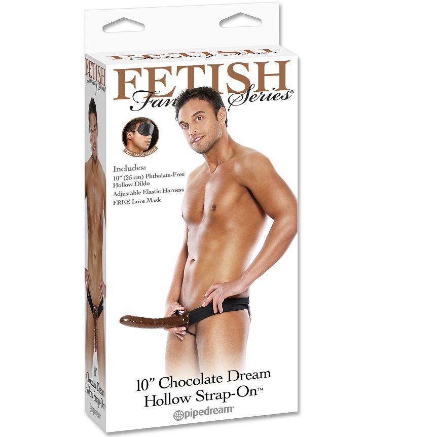 Arnés Hueco 25 Cm Fetish Fantasy Series   - Color Chocolate