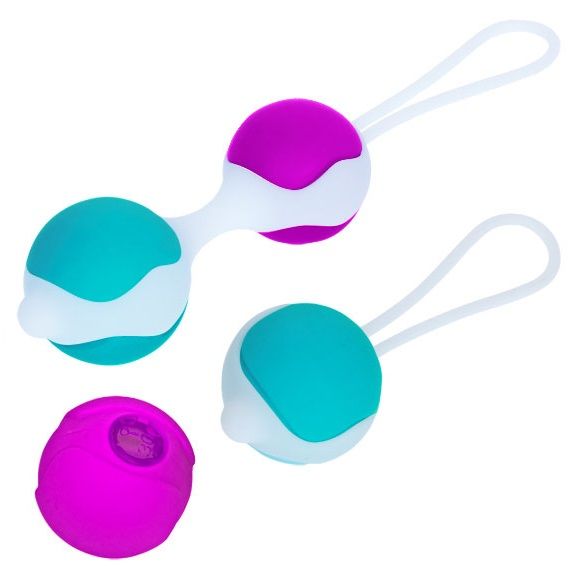 Bolas Kegel Orgasmic Balls Rosa Y Azul