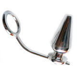 Metalhard Anillo Acero Con Plug Anal 45 X 50mm