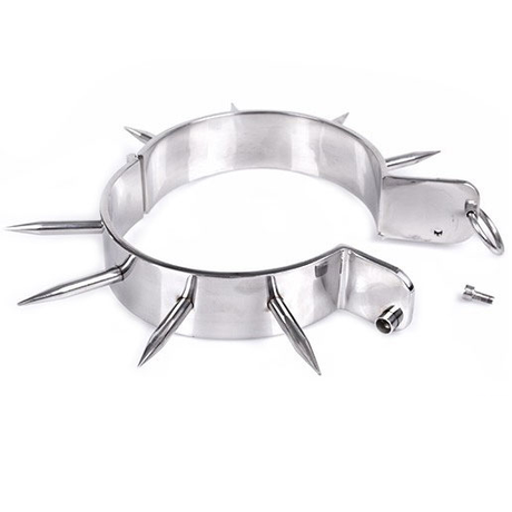 Metal Hard - Collar Esclavo Bdsm Con Puntas