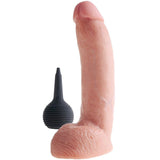 King Cock Pene Eyaculador Con Testículos 9 - Color Natural