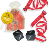 Inedit - Kit Bolsa Organza Ataduras Rojo