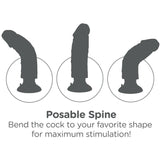 King Cock  Dildo Vibrador 15.24 Cm Natural