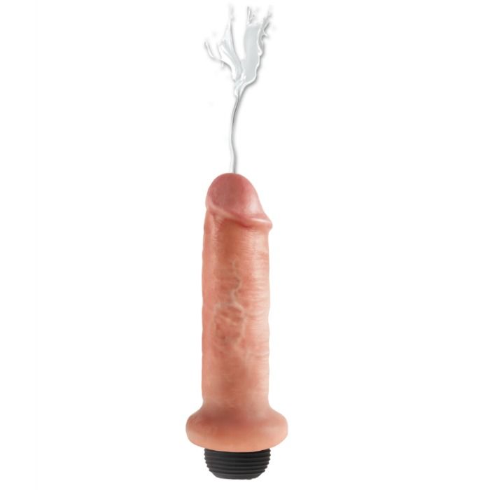 King Cock Pene Eyaculador 7 - Color Natural