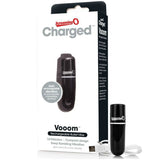 Screaming O - Bala Vibradora Recargable Vooom Negro