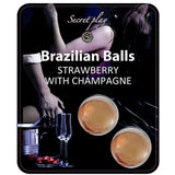 Secretplay - Set 2 Brazilian Balls Fresas Con Cava