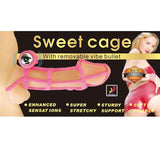 Baile - Sweet 10 Ritmos Funda Y Anillo Silicona Para El Pene Rosa