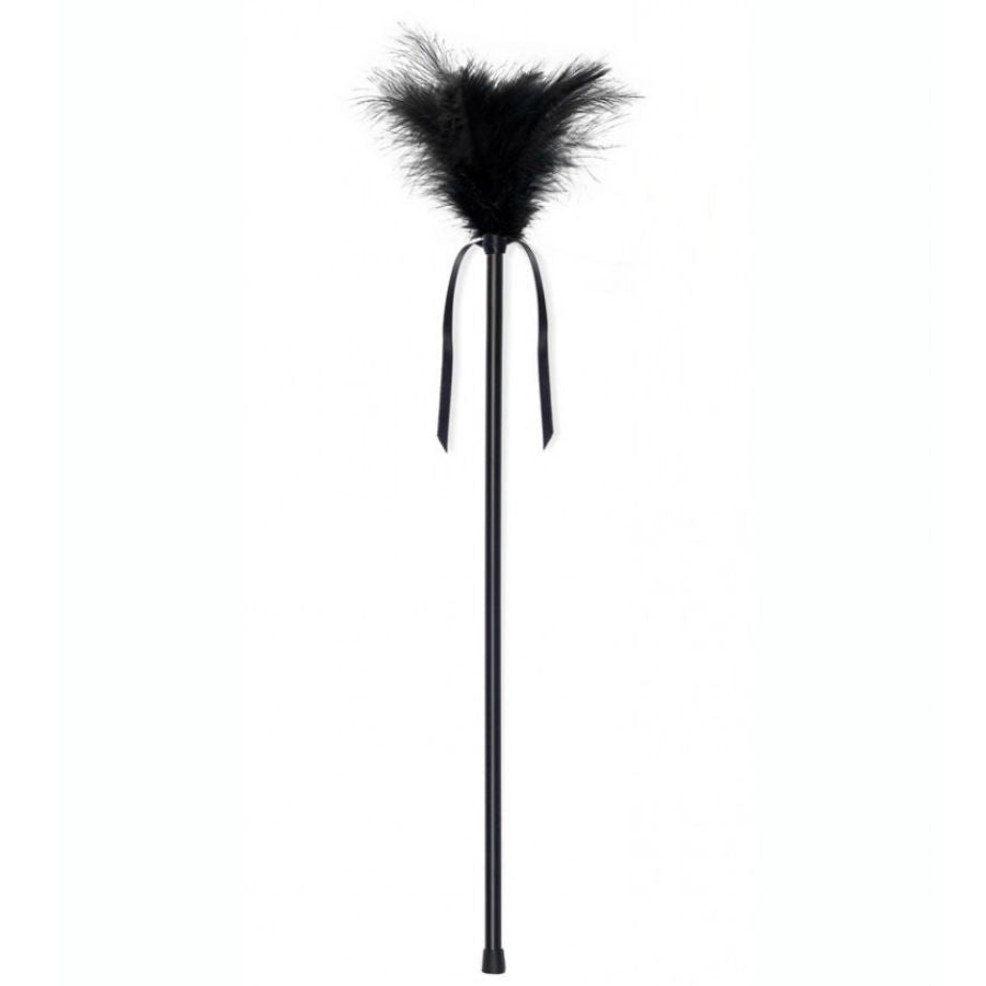 Secretplay - Plumero Plumas Negro 40 Cm