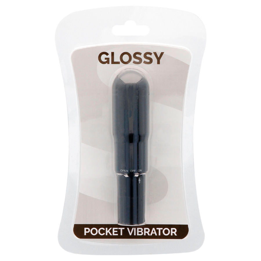 Glossy - Pocket Vibrador Negro