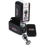 Secretplay - Plug Anal Aluminio Transparente 8 Cm