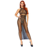 Leg Avenue - Vestido En Red Con Espalda Descubierta T.U.