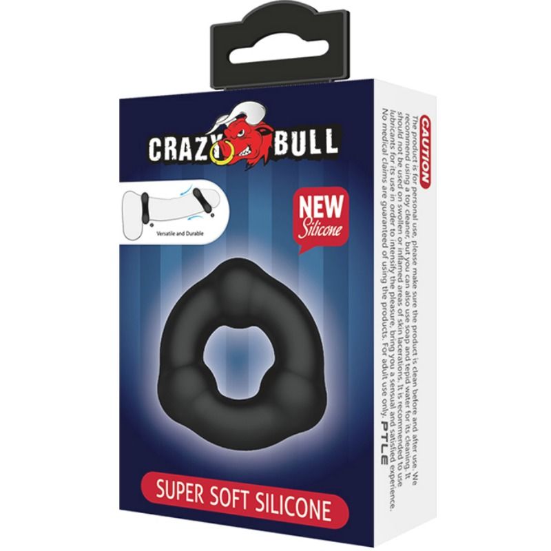 Crazy Bull - Anillo Silicona Super Suave Con Nodulos