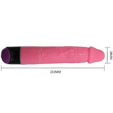 Baile - Colorful Sex Vibrador Realistico Rosa 23 Cm