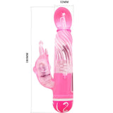 Baile - Vibrador Multivelocidad Con Estimulador Rosa