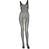 Leg Avenue - Bodystocking Con Abertura Y Brillantes T.U