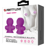 Pretty Love Estimuladores Pezones 12m Vibración Lila